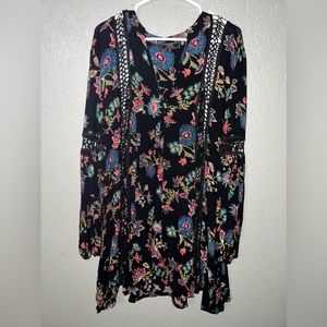 Lucky and blessed floral dress